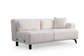Jaguar 4-sits Soffa med Divan - Vit - Möbler - Vardagsrum - Soffor - Divansoffa & schäslong
