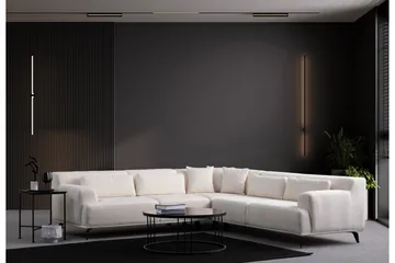 Jaguar 4-sits Soffa med Divan - Vit - Möbler - Vardagsrum - Soffor - Divansoffa & schäslong