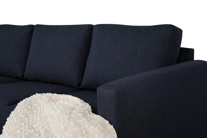 JAN U-soffa Large med Divan Höger Blå - U-soffor