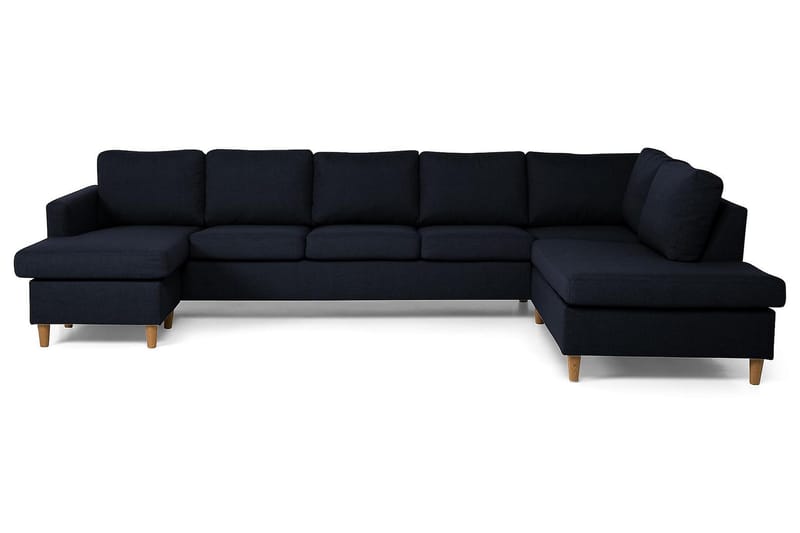 JAN U-soffa Large med Divan Vänster Blå - U-soffor