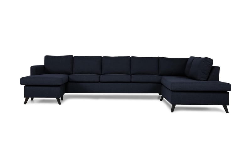 JAN U-soffa Large med Divan Vänster Blå - U-soffor