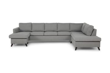 JAN U-soffa Large med Divan Vänster Ljusgrå