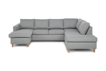 JAN U-soffa med Divan Vänster Ljusgrå