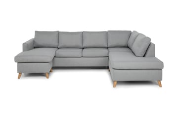 JAN U-soffa med Divan Vänster Ljusgrå