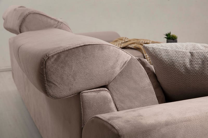 Jaraad Divansoffa Höger - Beige/Svart - Möbler - Vardagsrum - Soffor - Divansoffa & schäslong