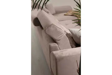 Jaraad Divansoffa Höger - Beige/Svart - Möbler - Vardagsrum - Soffor - Divansoffa & schäslong