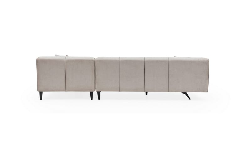Jivago Divansoffa Höger - Beige/Svart - Möbler - Vardagsrum - Soffor - Divansoffa & schäslong