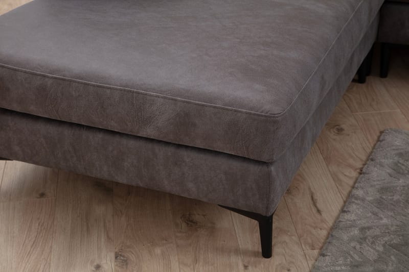 Svanabyn Soffa m. Divan och Schäslong 4-sits - Antracit - Möbler - Vardagsrum - Soffor - U-soffor