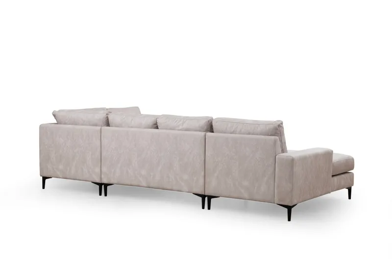 Svanabyn Soffa m. Divan och Schäslong 4-sits - Beige - Möbler - Vardagsrum - Soffor - U-soffor
