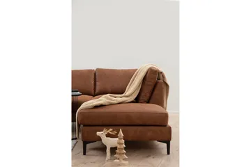 Svanabyn Soffa m. Divan och Schäslong 4-sits - Brun - Möbler - Vardagsrum - Soffor - U-soffor