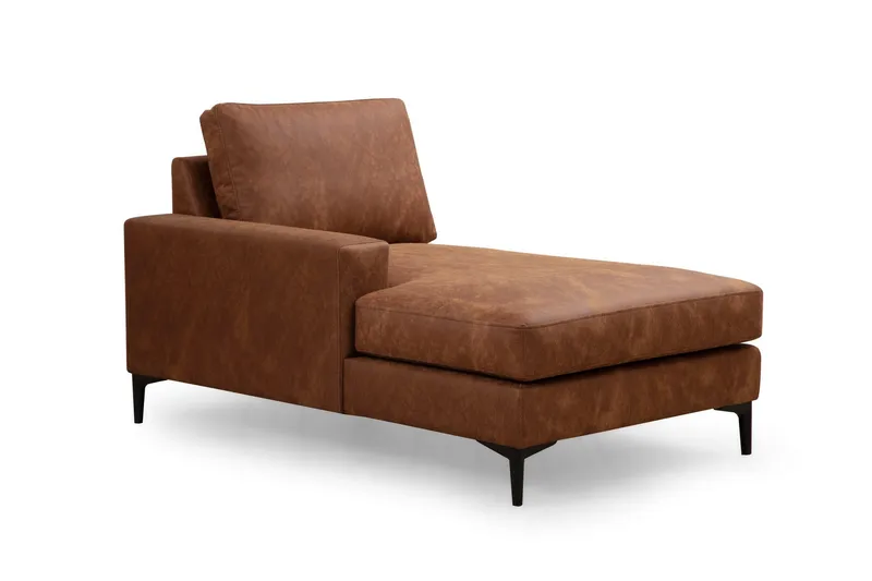 Svanabyn Soffa m. Divan och Schäslong 4-sits - Brun - Möbler - Vardagsrum - Soffor - U-soffor