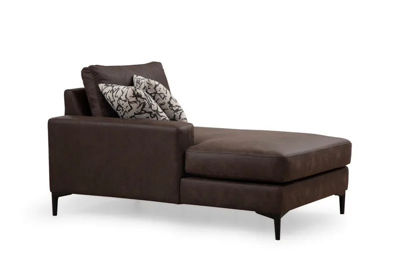 Svanabyn Soffa m. Divan och Schäslong 4-sits - Mörkbrun - Möbler - Vardagsrum - Soffor - U-soffor