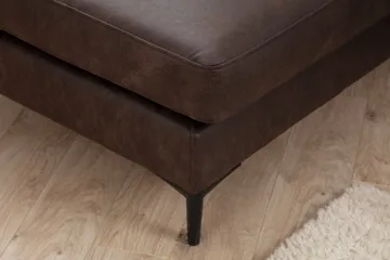 Svanabyn Soffa m. Divan och Schäslong 4-sits - Mörkbrun - Möbler - Vardagsrum - Soffor - U-soffor