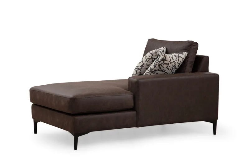 Svanabyn Soffa m. Divan och Schäslong 4-sits - Mörkbrun - Möbler - Vardagsrum - Soffor - U-soffor