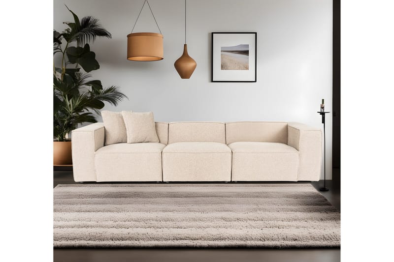 Kaolins Soffa 3-sits - Peach - Möbler - Vardagsrum - Soffor - Modulsoffor - Komplett modulsoffa
