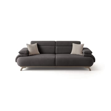 Kelnor 3-sits Soffa 246x81x97 cm - Antracit - Möbler - Vardagsrum - Soffor - 3-sits soffor