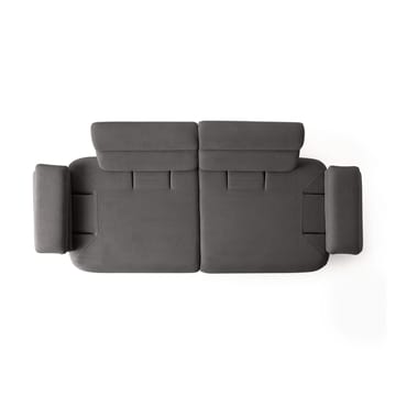 Kelnor 3-sits Soffa 246x81x97 cm - Antracit - Möbler - Vardagsrum - Soffor - 3-sits soffor