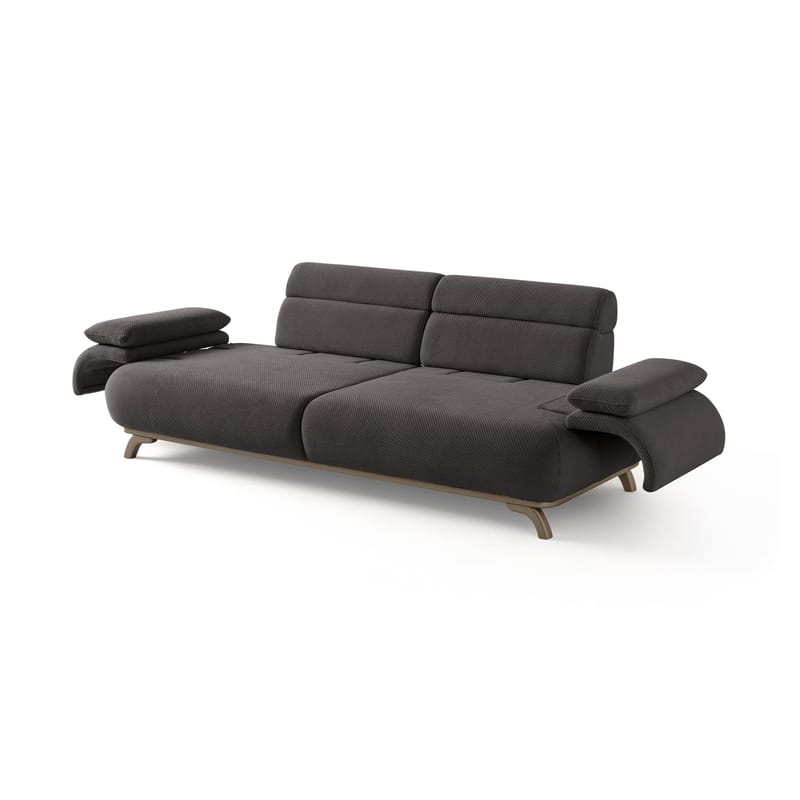 Kelnor 3-sits Soffa 246x81x97 cm - Antracit - Möbler - Vardagsrum - Soffor - 3-sits soffor