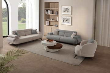 Kelnor 3-sits Soffa 246x81x97 cm - Grå - Möbler - Vardagsrum - Soffor - 3-sits soffor