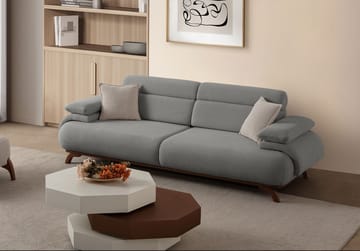Kelnor 3-sits Soffa 246x81x97 cm - Grå - Möbler - Vardagsrum - Soffor - 3-sits soffor
