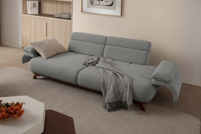 Kelnor 3-sits Soffa 246x81x97 cm - Gr å - Möbler - Vardagsrum - Soffor - 3-sits soffor