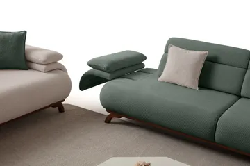 Kelnor 3-sits Soffa 246x81x97 cm - Grön - Möbler - Vardagsrum - Soffor - 3-sits soffor