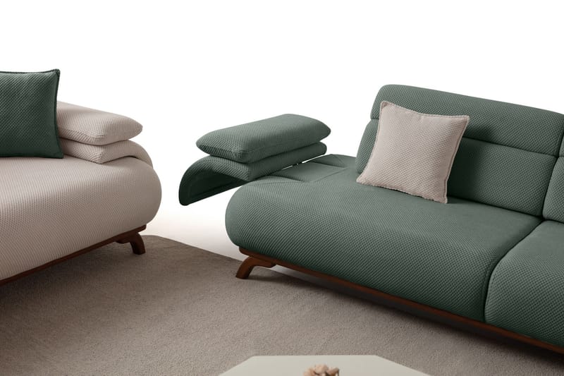 Kelnor 3-sits Soffa 246x81x97 cm - Grön - Möbler - Vardagsrum - Soffor - 3-sits soffor