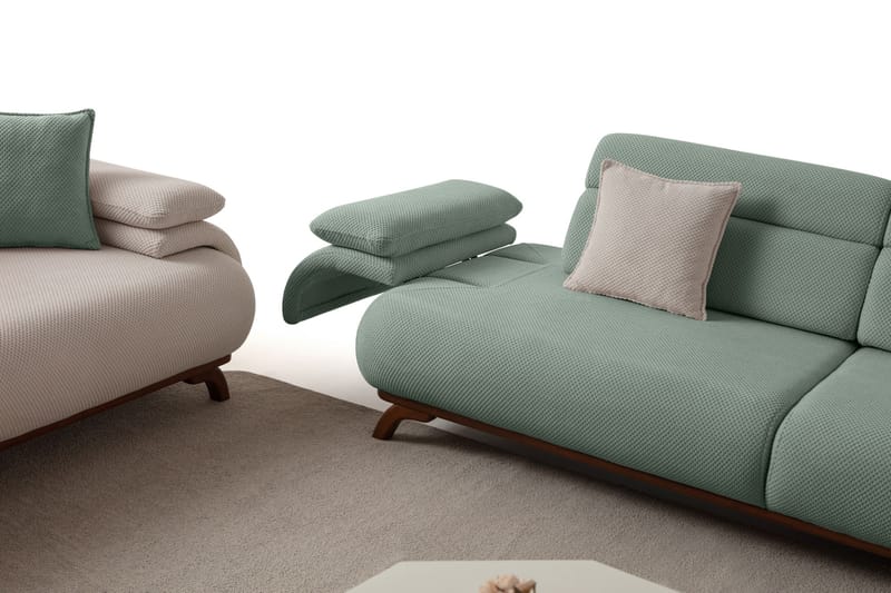 Kelnor 3-sits Soffa 246x81x97 cm - Havsgrön - Möbler - Vardagsrum - Soffor - 3-sits soffor