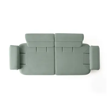 Kelnor 3-sits Soffa 246x81x97 cm - Havsgrön - Möbler - Vardagsrum - Soffor - 3-sits soffor