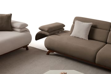 Kelnor 3-sits Soffa 246x81x97 cm - Jord - Möbler - Vardagsrum - Soffor - 3-sits soffor