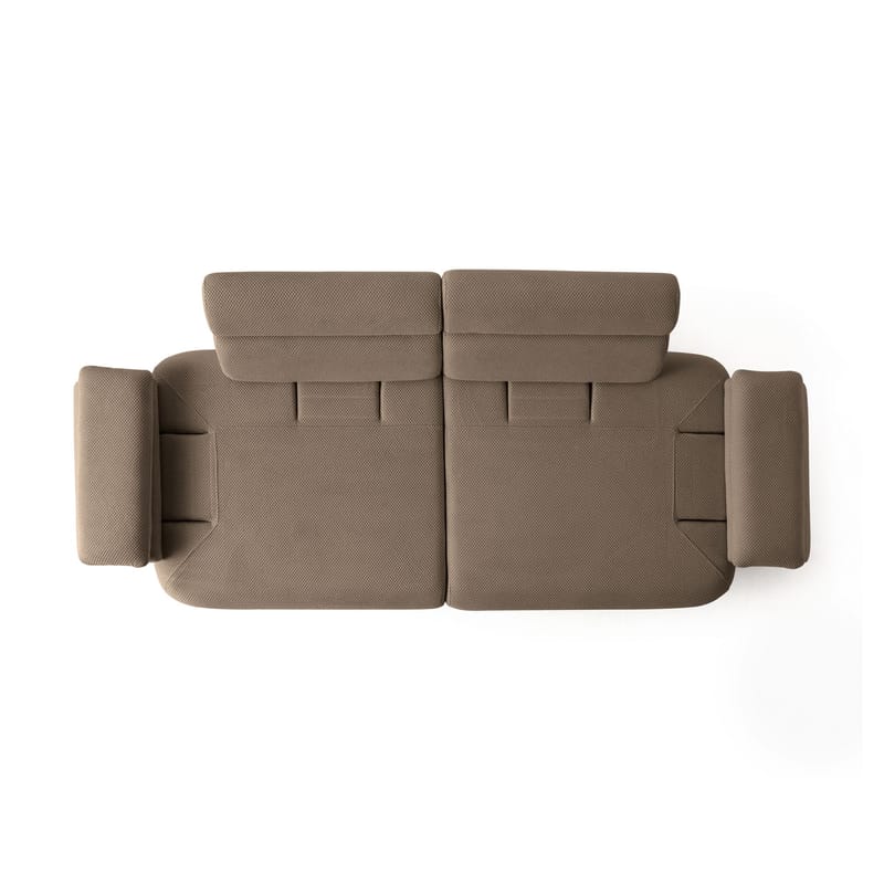 Kelnor 3-sits Soffa 246x81x97 cm - Jord - Möbler - Vardagsrum - Soffor - 3-sits soffor