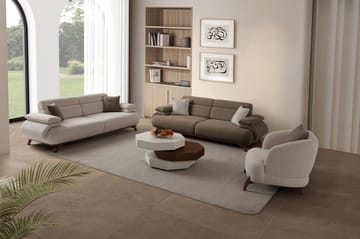 Kelnor 3-sits Soffa 246x81x97 cm - Jord - Möbler - Vardagsrum - Soffor - 3-sits soffor