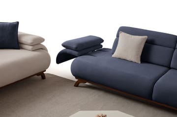Kelnor 3-sits Soffa 246x81x97 cm - Marinblå - Möbler - Vardagsrum - Soffor - 3-sits soffor