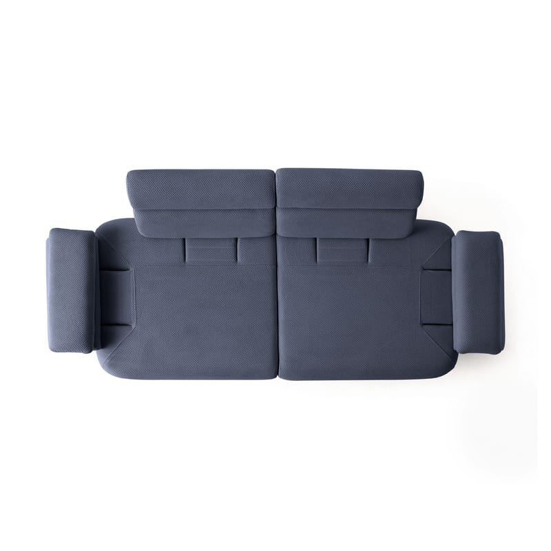 Kelnor 3-sits Soffa 246x81x97 cm - Marinblå - Möbler - Vardagsrum - Soffor - 3-sits soffor