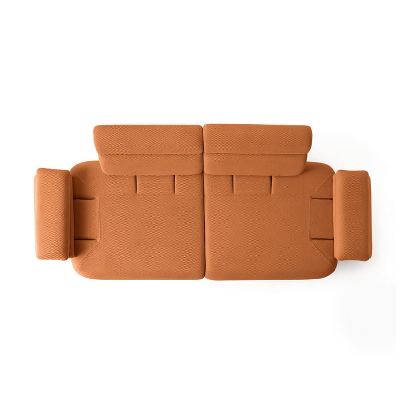 Kelnor 3-sits Soffa 246x81x97 cm - Tegelröd - Möbler - Vardagsrum - Soffor - 3-sits soffor