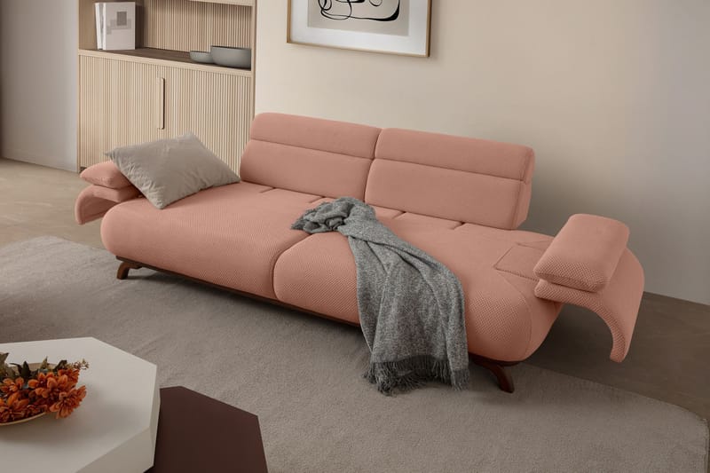 Kelnor 3-sits Soffa 246x81x97 cm - Puder - Möbler - Vardagsrum - Soffor - 3-sits soffor