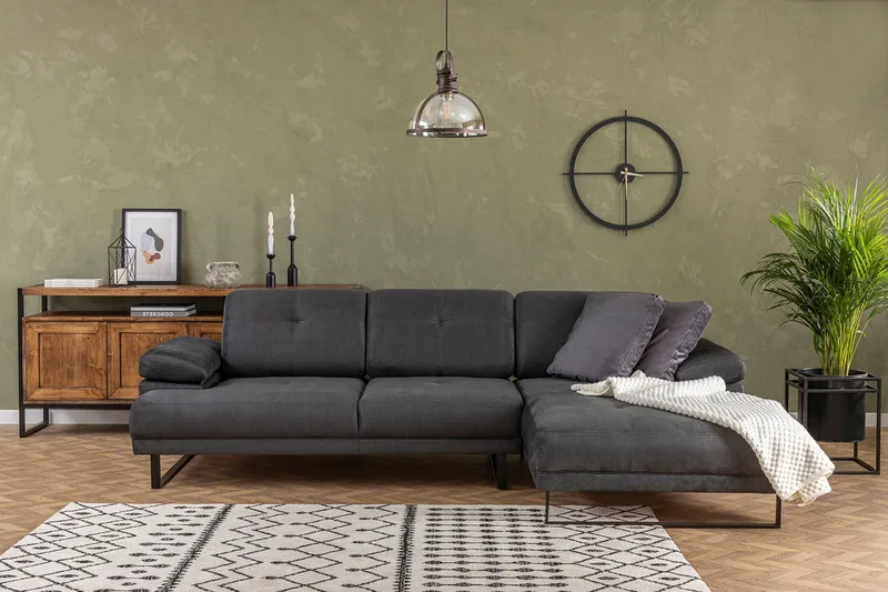 Kitimat Divansoffa 3-sits, Antracit