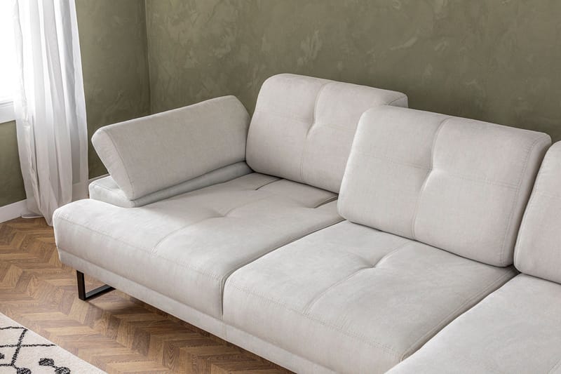 Kitimat Divansoffa 3-sits - Beige - Möbler - Vardagsrum - Soffor - Divansoffa & schäslong