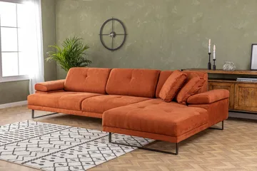 Kitimat Divansoffa 3-sits - Orange - Möbler - Vardagsrum - Soffor - Divansoffa & schäslong