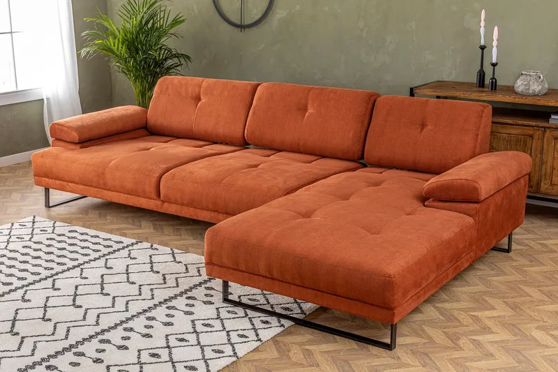 Kitimat Divansoffa 3-sits - Orange - Möbler - Vardagsrum - Soffor - Divansoffa & schäslong