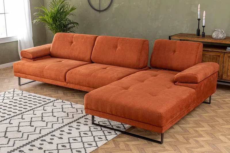 Kitimat Divansoffa 3-sits - Orange - Möbler - Vardagsrum - Soffor - Divansoffa & schäslong