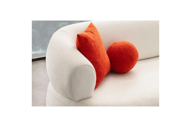 Kollumber Soffa med Divan 3-sits - Vit - Möbler - Vardagsrum - Soffor - Divansoffa & schäslong