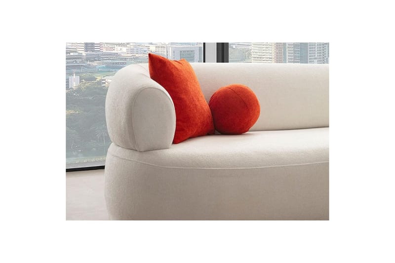 Kollumber Soffa med Divan 3-sits - Vit - Möbler - Vardagsrum - Soffor - Divansoffa & schäslong