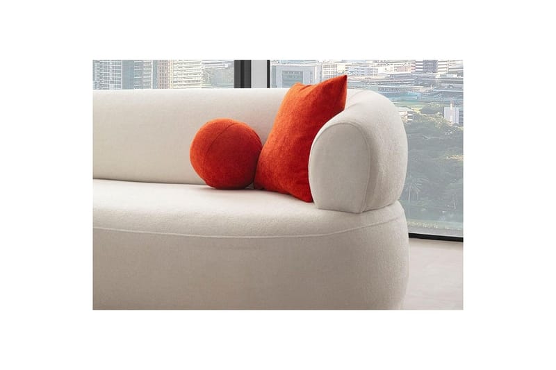 Kollumber Soffa med Divan 3-sits - Vit - Möbler - Vardagsrum - Soffor - Divansoffa & schäslong