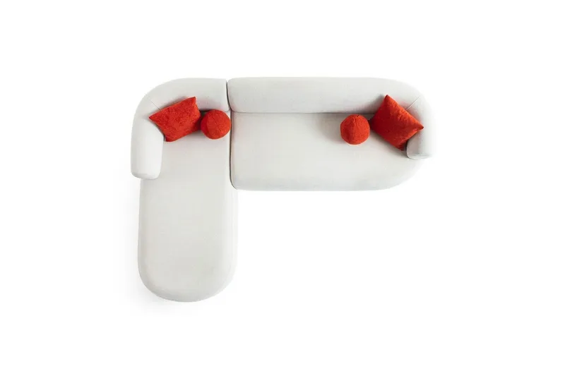 Kollumber Soffa med Divan 3-sits - Vit - Möbler - Vardagsrum - Soffor - Divansoffa & schäslong