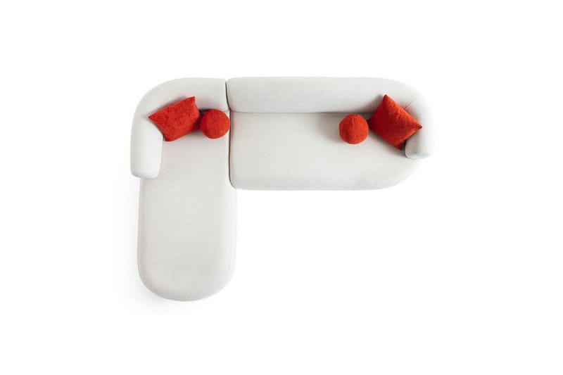 Kollumber Soffa med Divan 3-sits - Vit - Möbler - Vardagsrum - Soffor - Divansoffa & schäslong