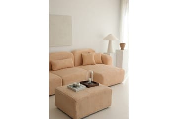 Kyrel Soffa med Divan 3-sits - Beige - Möbler - Vardagsrum - Soffor - Divansoffa & schäslong