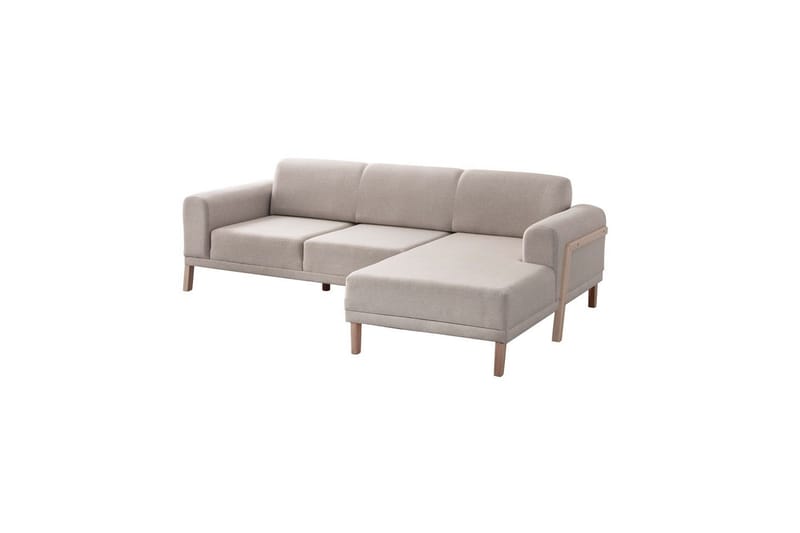 Latrona Soffa med Divan 3-sits - Krämvit - Möbler - Vardagsrum - Soffor - Divansoffa & schäslong