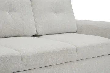 Leia 3-sits Bäddsoffa i tyg - Beige - Möbler - Vardagsrum - Bäddsoffor - 3-sits bäddsoffa