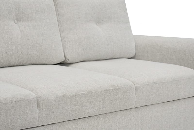 Leia 3-sits Bäddsoffa i tyg - Beige - Möbler - Vardagsrum - Bäddsoffor - 3-sits bäddsoffa
